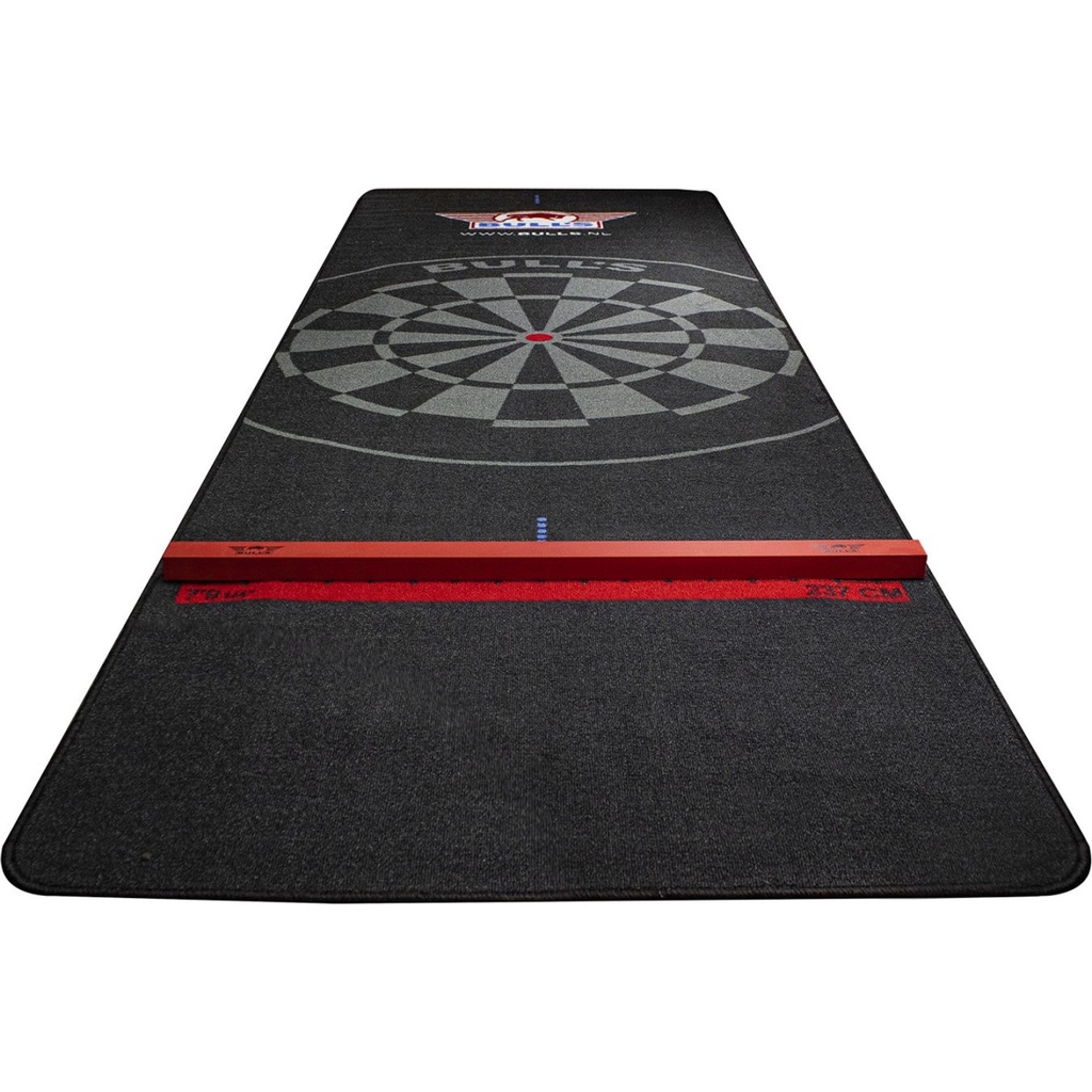 Dart Mat Tapijt Bull's Zwart Oche