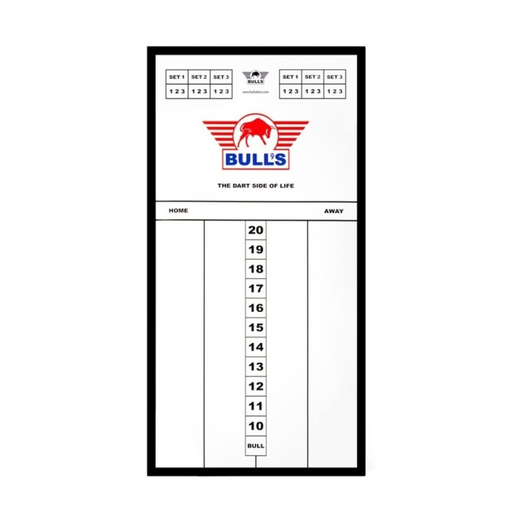 Dart Scorebord Bull's Plexi 45x30cm
