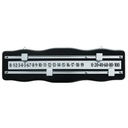 Puntenbord Railscore 2 spelers Zwart/Zilver