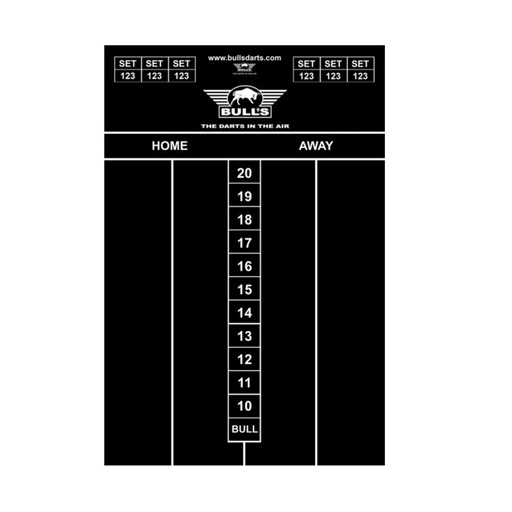 [750] Dart Scorebord voor Krijt 45x30cm