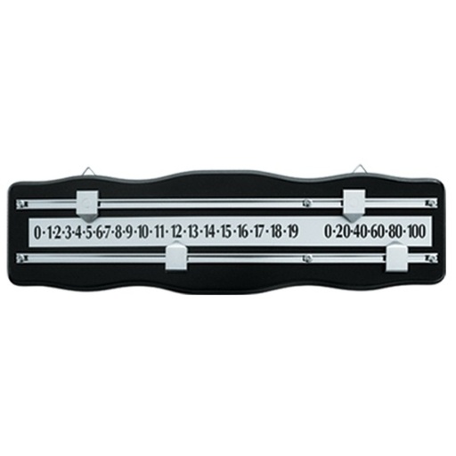 [1119] Puntenbord Railscore 2 spelers Zwart/Zilver