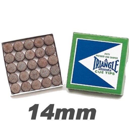 [4233] Pomerans Triangle 14mm/50 stuks